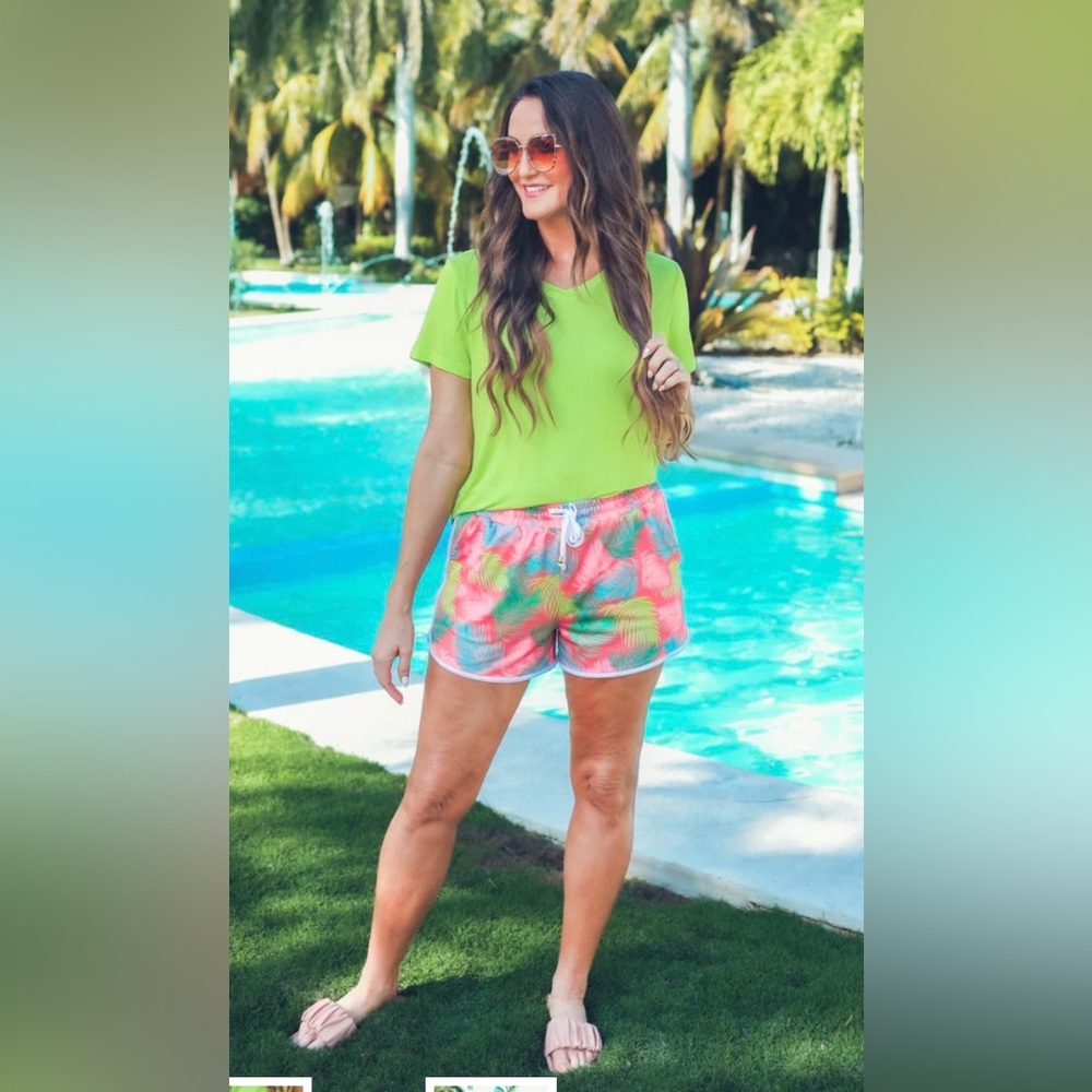 Jess Lea Malibu Sunset Drawstring Everyday Shorts